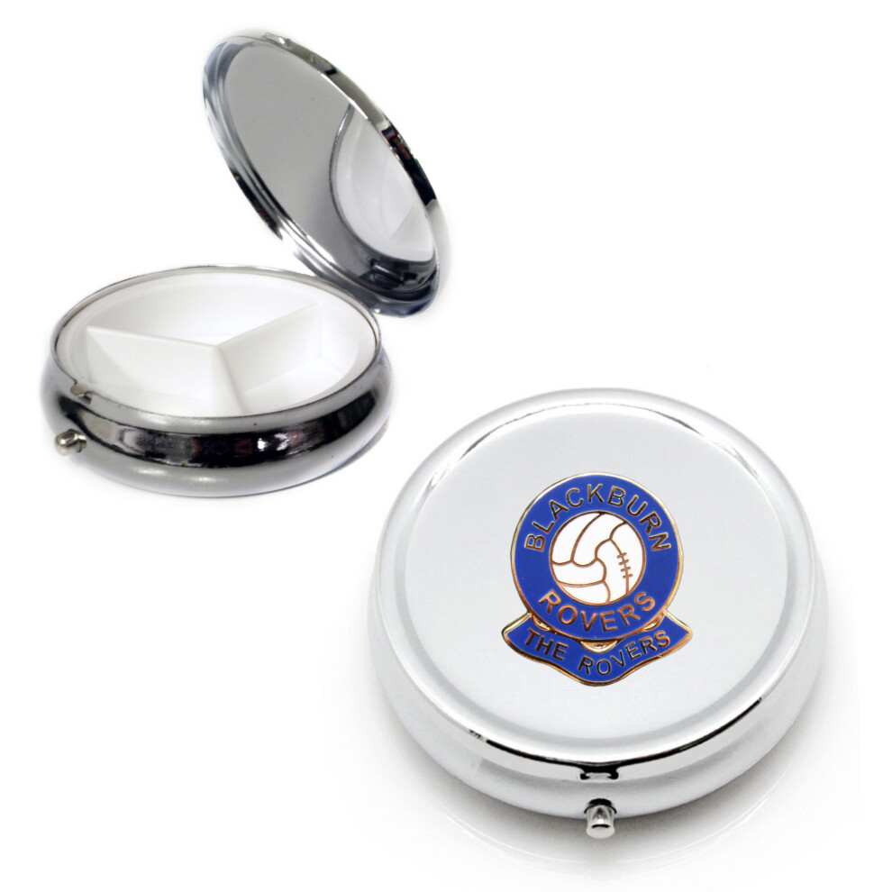 Knight Blackburn Rovers Football Club Pill Box Silver