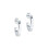 Ted Baker Ted Baker Senatta Crystal Hoop Earring (Silver Tone/Crystal) 3