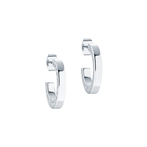 Ted Baker Ted Baker Senatta Crystal Hoop Earring (Silver Tone/Crystal) 2