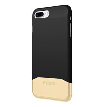 iPhone 7 Plus Case, Incipio EDGE Chrome [Shock Absorbing] Slider Cover fits Apple iPhone 7 Plus - Black/Black