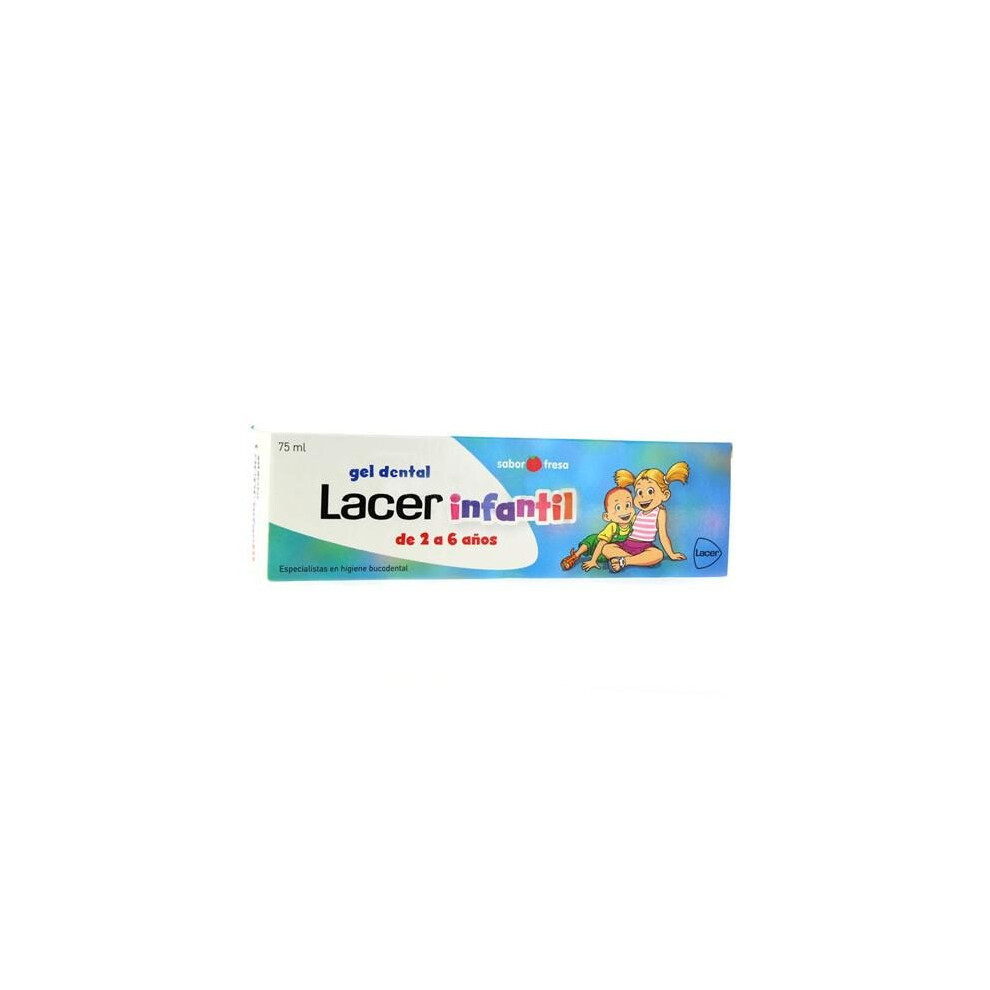 Lacer Infant Strawberry Flavour Gel 75Ml