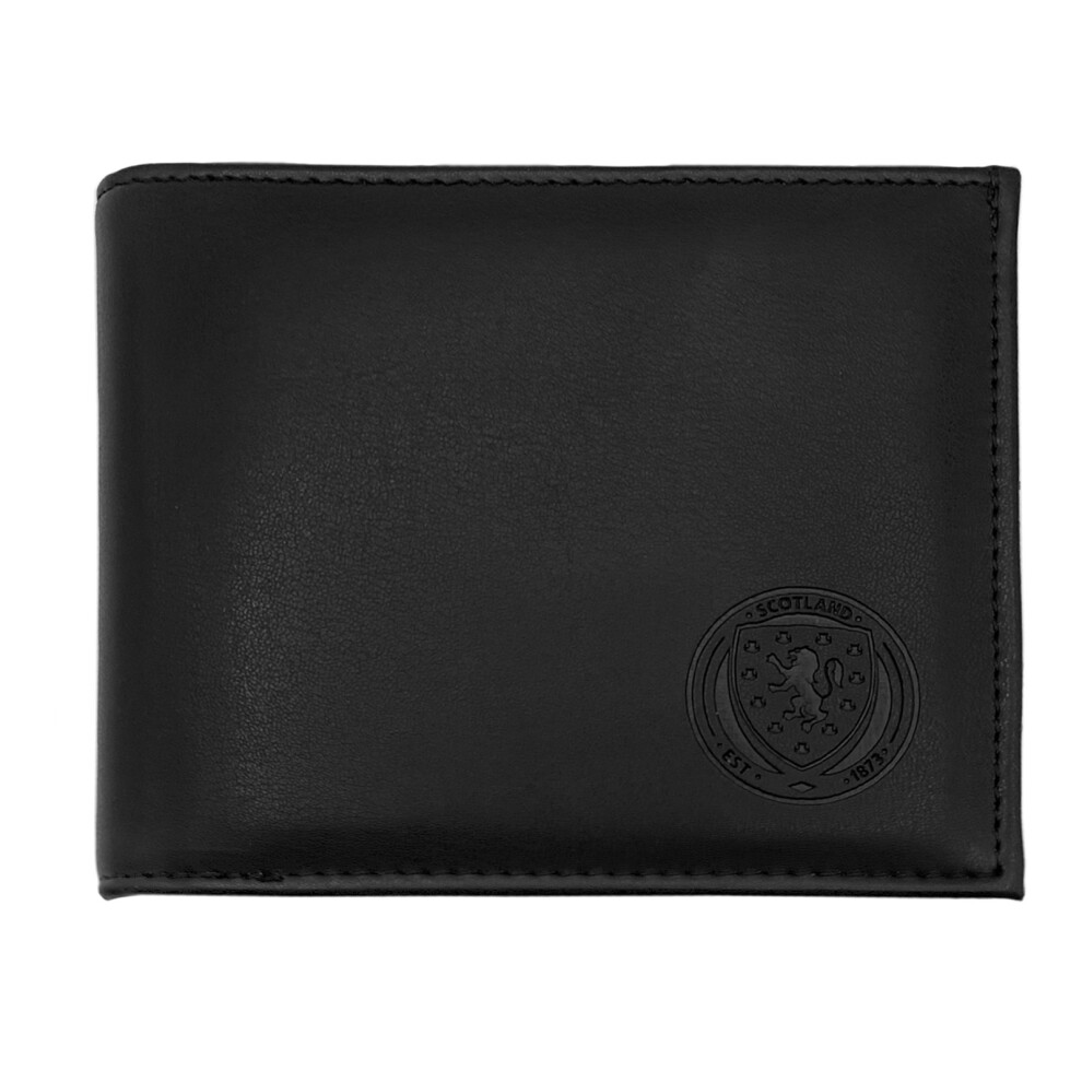 (Black Stadium) Scotland Mens Wallet Embossed Crest OFFICIAL Football Gift