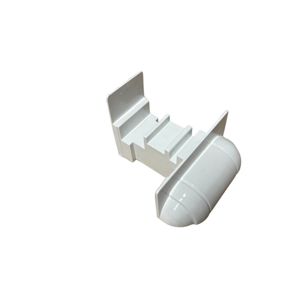 (White) Deceuninck Mullion End Cap