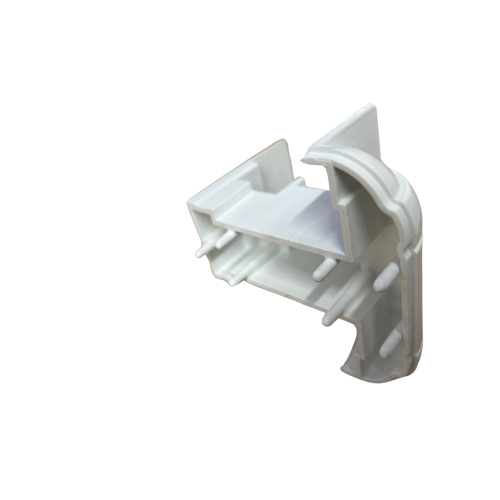 (White) Deceuninck Mullion End Cap 2