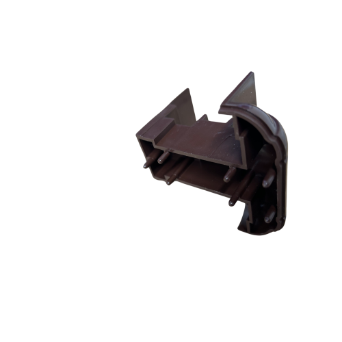 (Brown) Deceuninck Mullion End Cap 2