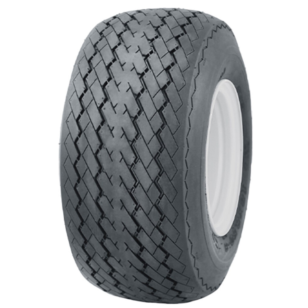 Parnells 18X8.50-8 4Ply, Wheel & Tyre, Golf Cart / Buggy Wheel, Rim - Wanda P509, White