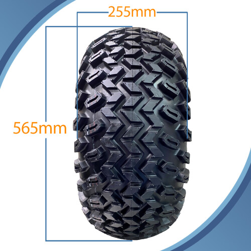 Parnells 22x11.00-8 Pneus Utilitários ATV P334 Rodas 4ply Jantes de aço PCD de 4 polegadas (conjunto de 2) 2