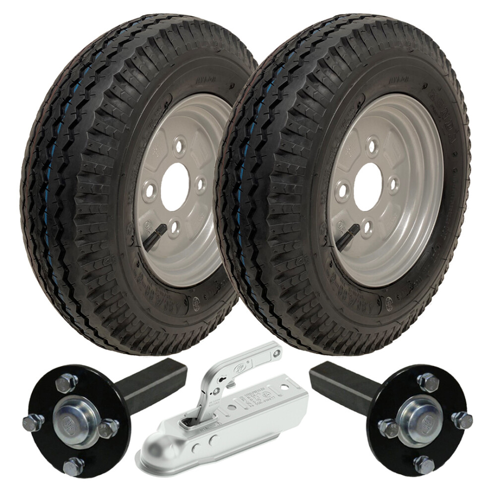 Parnells 4.80/4.00-8 Trailer Kit High Speed Road Legal K371 Wheels, Axles And Tow Hitch