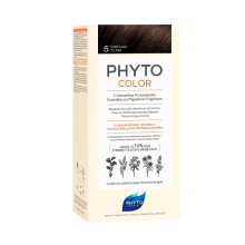 Permanente Kleur - Phyto - Phyto Kleur 5 - Lichtbruin - Zonder ammonia - Geschikt voor alle haartypen
