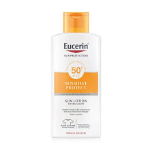 Lotion Solaire - Eucerin - Sensitive Protect - SPF 50 - Waterproof - Peau Normale/Sensible