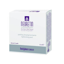 Neoretin Discrom Control Peeling Lightening Peel 6 Almofadas. Características do produto: Viso: Esfoliante Tipo di Pelle: Pelle