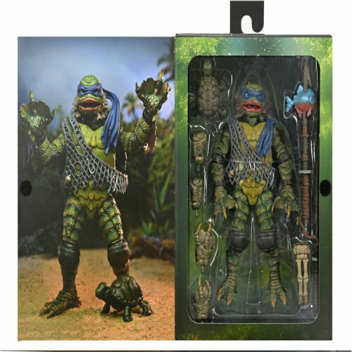 Teenage Mutant Ninja Turtles Universal Monsters TMNT - 7? Scale Action Figure - Ultimate Leonardo as the Creature 1