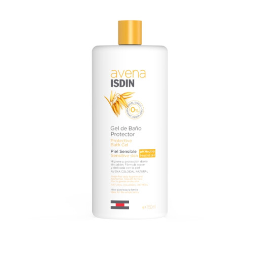 Badegel - ISDIN - Hafer - 750 ml - Schutz und hydration - Unisex