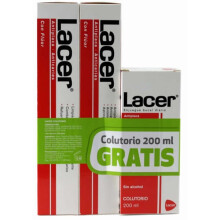 Pasta de dente - LACER - Ação completa - Antiplaca - Anticárie - 2 x 125 ml
