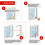 SPARES2GO 3m Window Seal Kit Portable Air Conditioning Zip Hose Vent Universal 5
