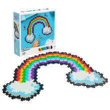 PLUS PLUS - Gioco di Costruzione Puzzle per Numeri Rainbow - PP3913 Mini Multicolore