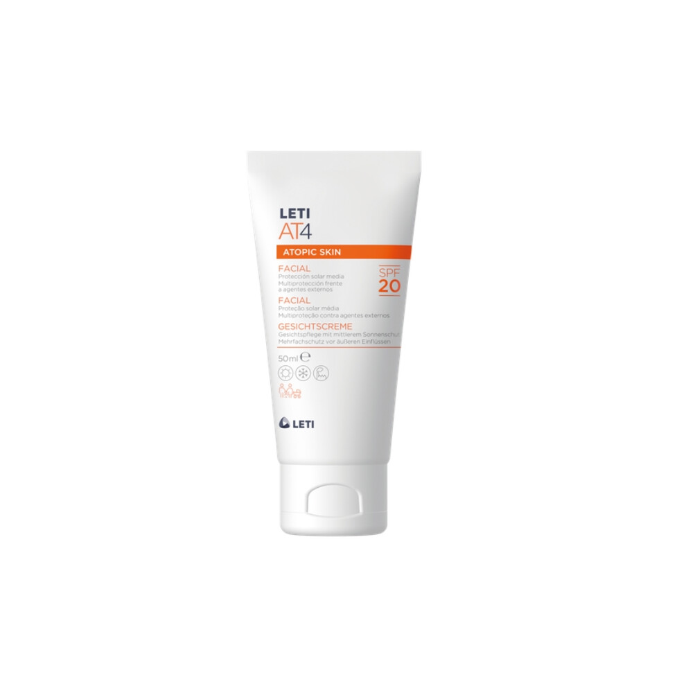 Leti At4 Facial Cream Spf20 50Ml