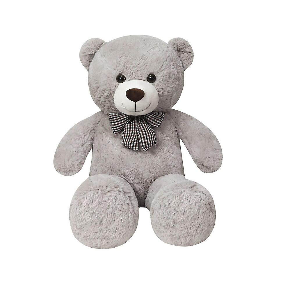 (grey, 120cm) High Quality Giant American Bear Plush Doll Soft Stuffed Animal Teddy Bear