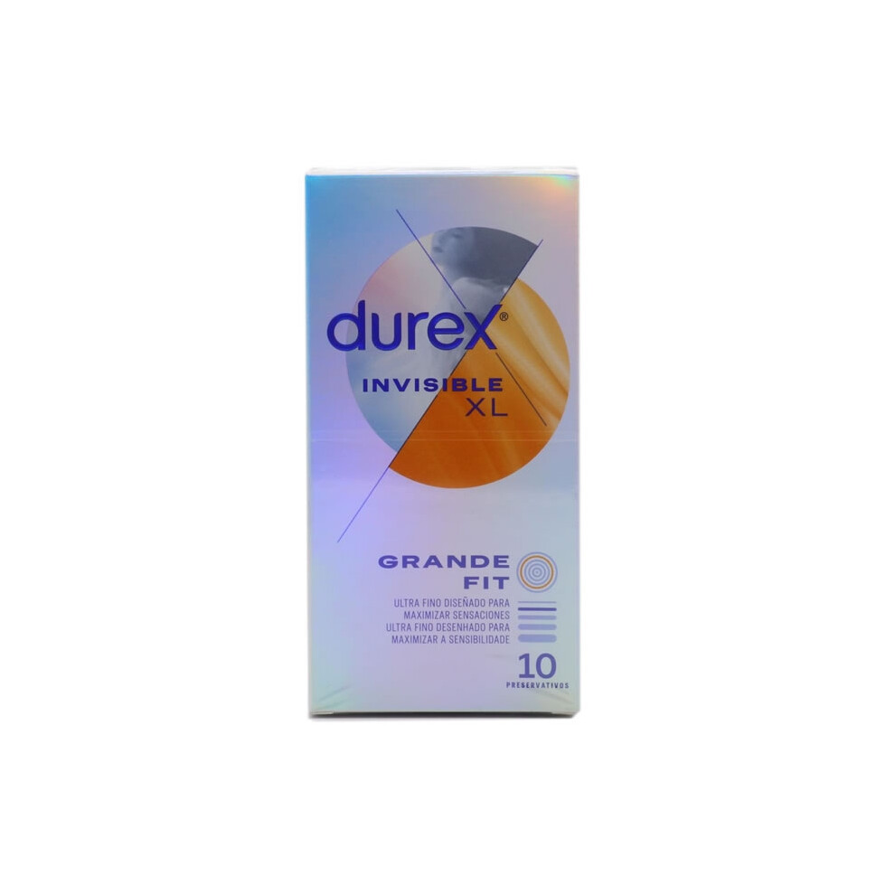 Durex Invisible Xl Ultra Thin Condoms 10 Units