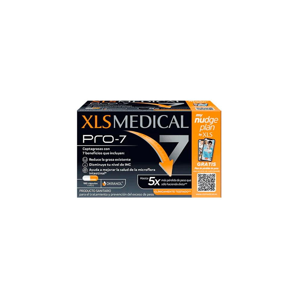 Xls Medical Pro-7 Nudge 180 Capsules