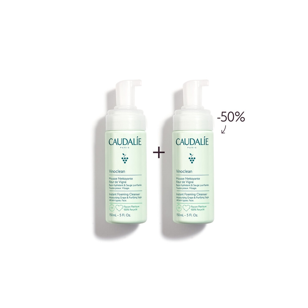 Caudalie - Vinoclean Instant Foaming Cleanser Duo - Sada čisticích pěn 150ml