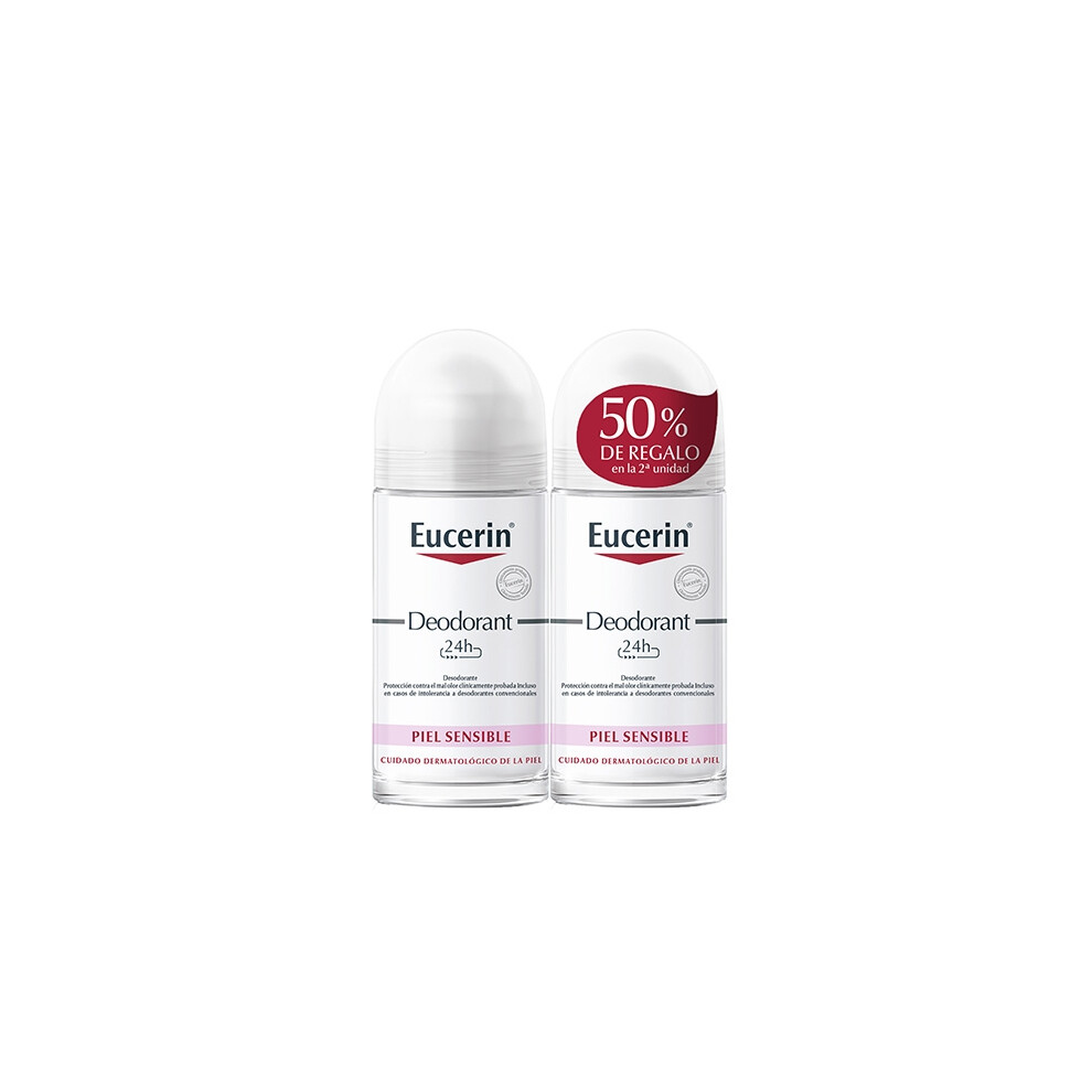 Eucerin Roll On Deodorant Sensitive Skin 2x50ml