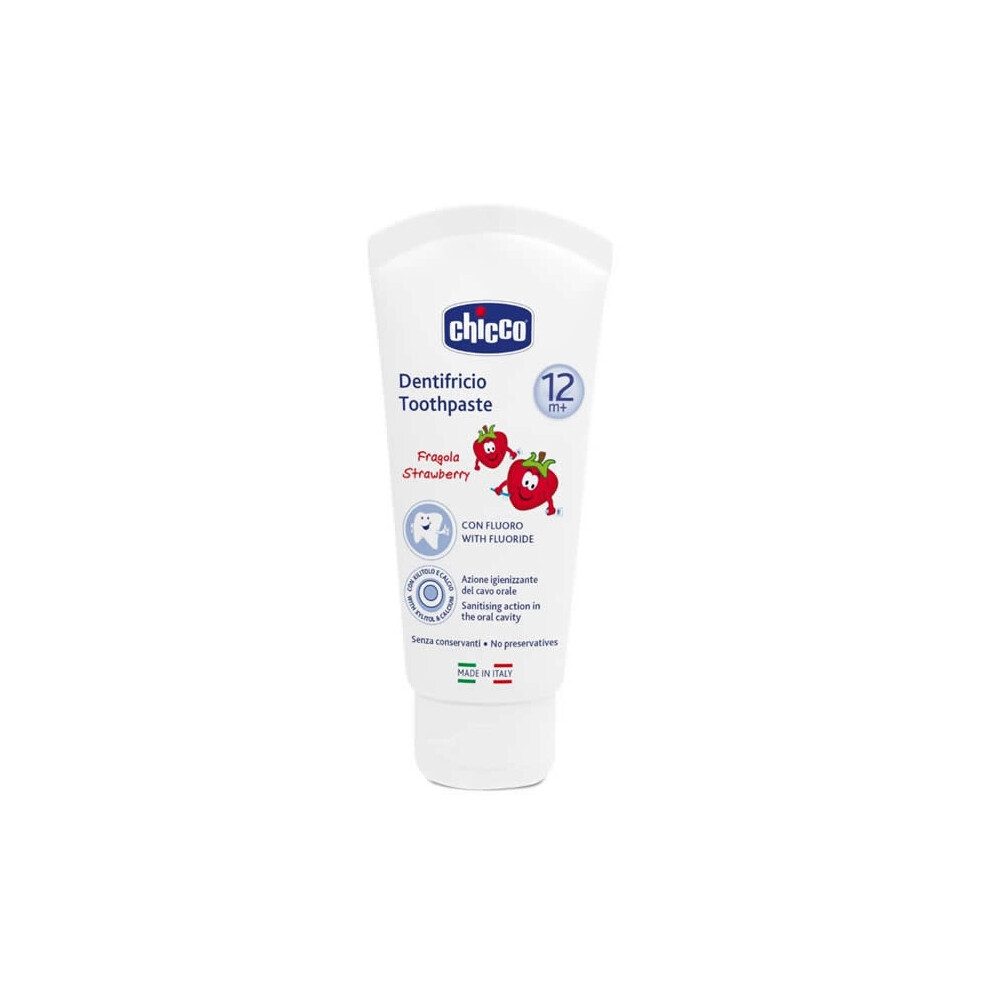 Chicco Toothpaste With Fluoride 12m+ 50ml