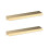 NES Home Nes Home Brushed Brass Handles for Vanity With Fixing (Pair) 1