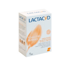 Toalhas íntimas - LACTACYD - 10 unidades - Hipoalergênico - Misto - Adulto
