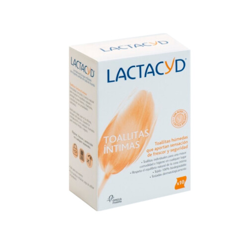 Lactacyd Intimate Wipes 10 Units