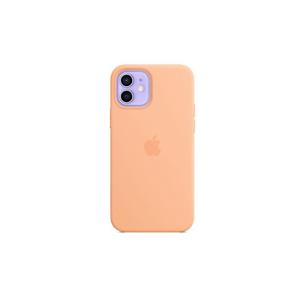 (Cantaloupe) Silicone Phone Case With Magsafe For Iphone 14, 14 Plus, 14 Pro