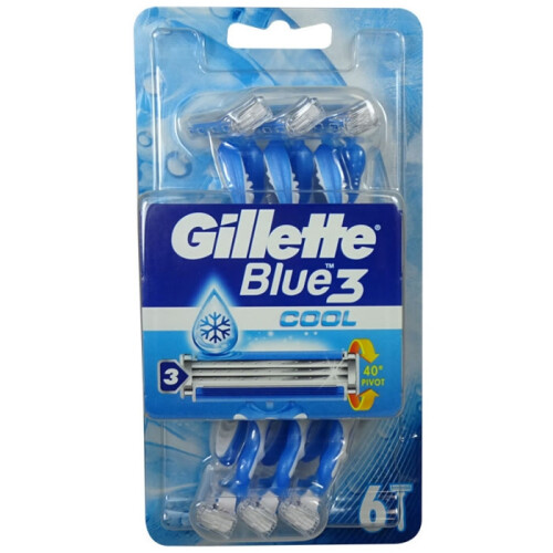 Gillette Gillette Blue 3 Cool Disponsable Razor 6 Units