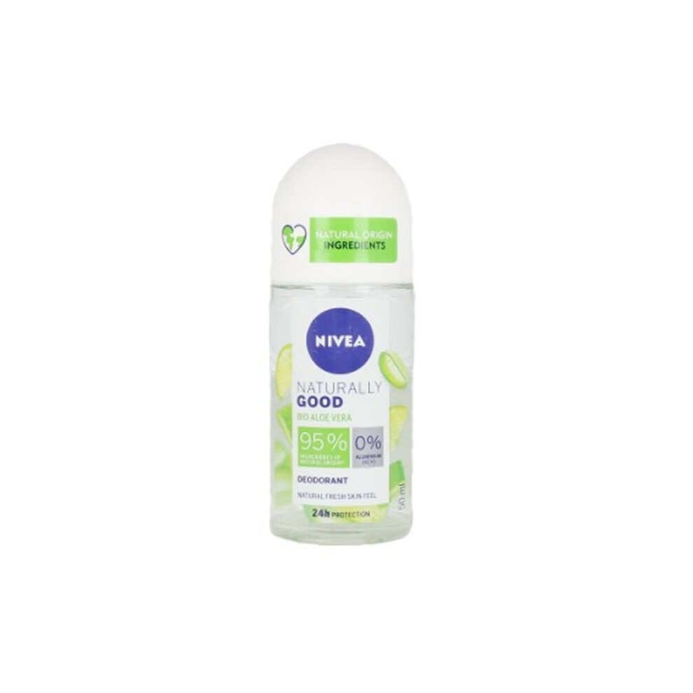 Nivea Naturally Good Aloe Vera Deodorant Roll-On 50ml