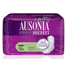 Ausonia Discreet Sanitary Towels Normal Urinary Incontinence 12 Units