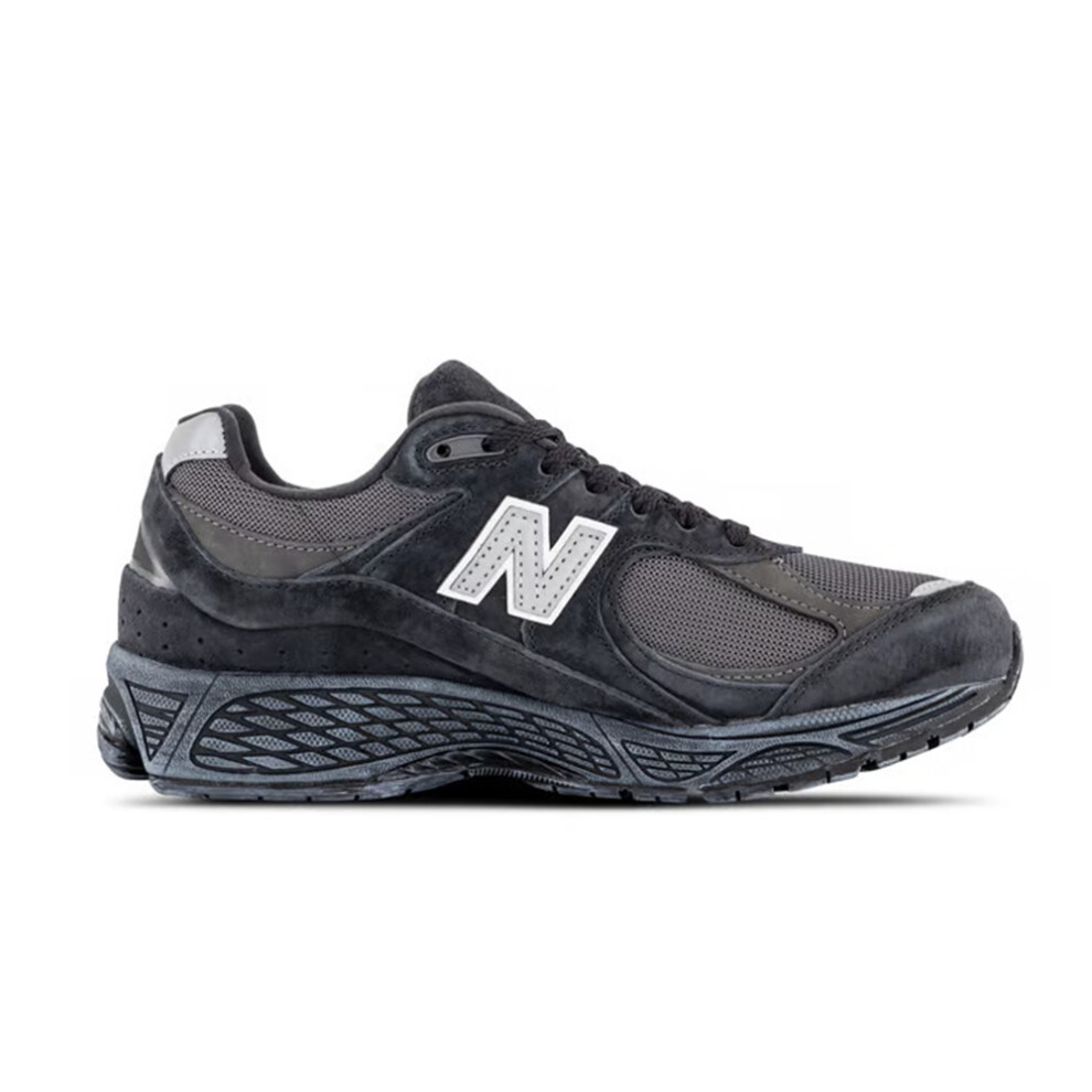 (UK3.5/EU36/22CM) New Balance 2002R 'Black Grey' M2002RBV Men Women Trainers