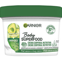 Voedende Crème - GARNIER - BODY SUPERFOOD - 380 ml - Alle huidtypes - Crèmige textuur