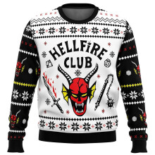 (6, XS) Stranger Things Ugly Christmas Sweater Christmas Sweater Gift Santa Claus Pullover Men 3d Sweatshirt And Top Autumn And Winter C
