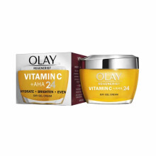 Olay Gel Cream AntiVlekken Vitamine C + AHA24, met vitamine C, AHA en niacinamide voor een stralende en gelijkmatige teint, 50 ml