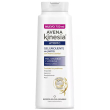 Gel Emollient - Avena - Kinesia - 750ml - Hyvän allergiaprofiilin omaava - Pullo