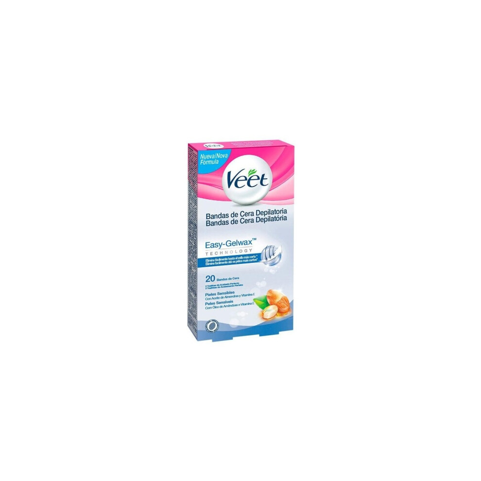 Body Hair Removal Strips Veet Sensitive skin 20 Units