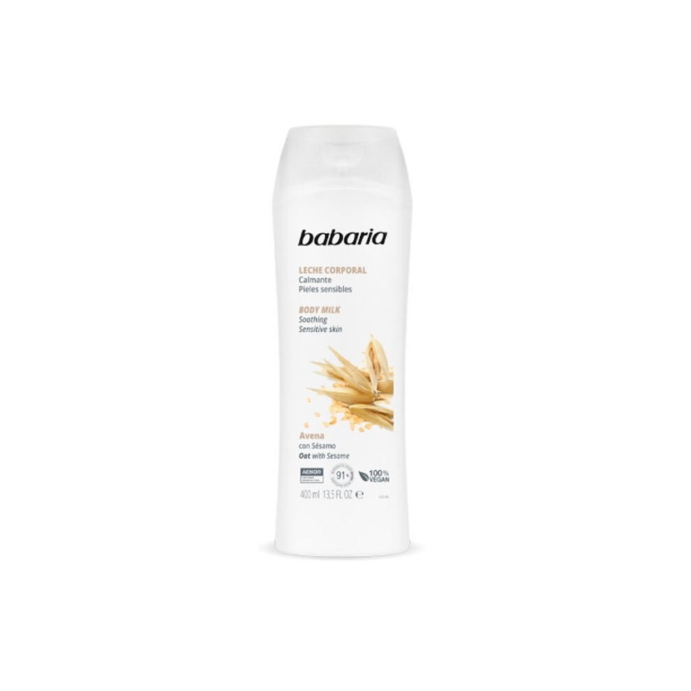 Babaria Oats And Sesame Oil Body Milk Normal Skin 400Ml