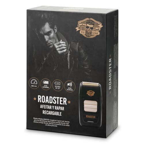 Rasierapparat Black Roadster Captain Cook Eurostil
