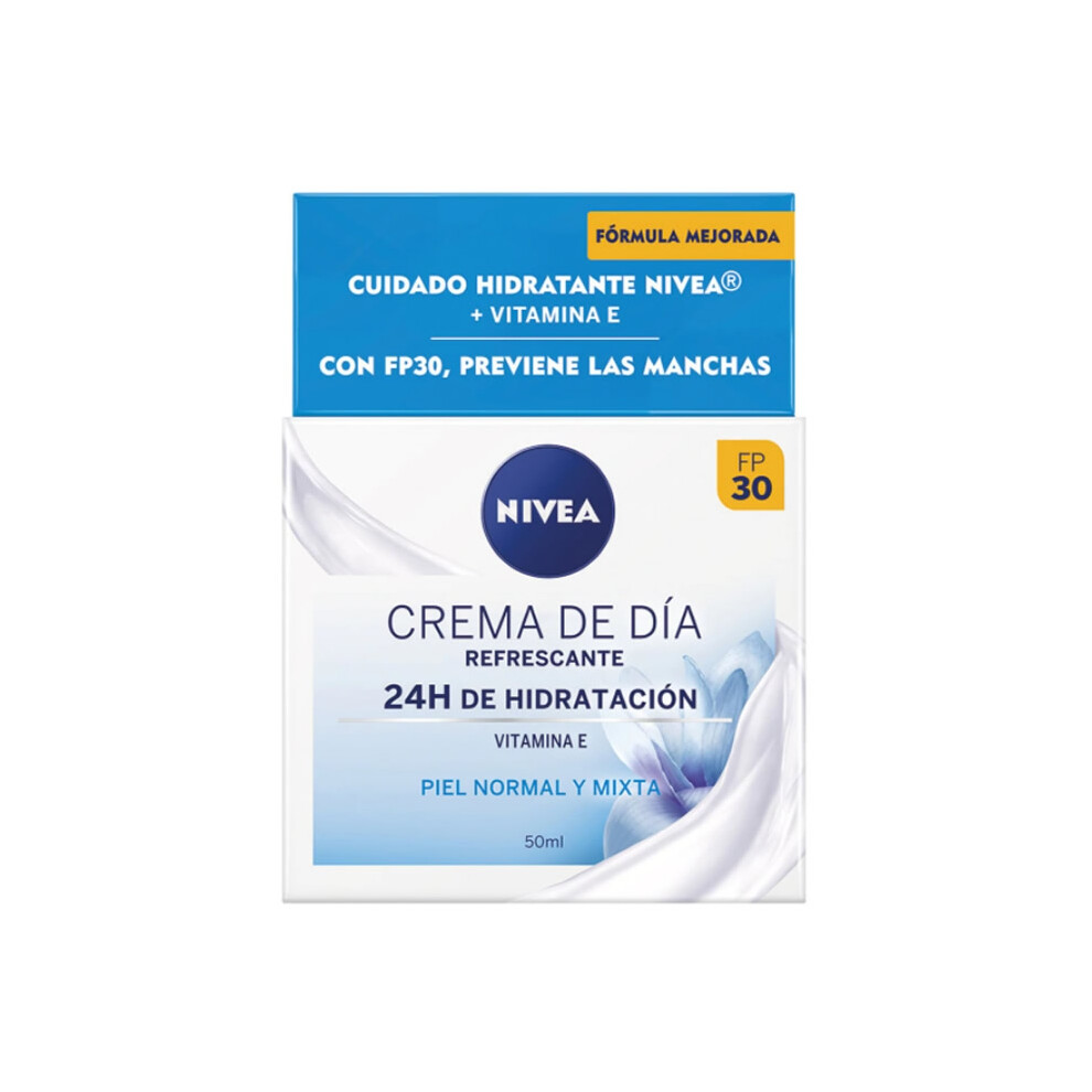 Nivea Cuidado De DÃ­a Hidratante Spf30 Piel Normal Y Mixta 50ml