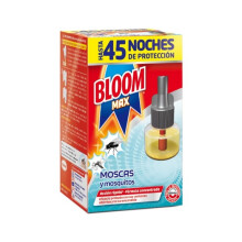 Electric Mosquito Repellent Bloom Bloom Max Moscas Mosquitos 45 Nights 1 Unit 18 ml