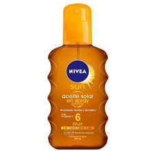 Sunscreen Oil Nivea SUN ZANAHORIA Spf 6 200 ml