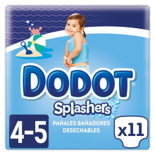 Costumi da bagno con pannolino - Dodot - Splashers T4-5 - Anti-fuga - Vestibilità comoda - Multicolore