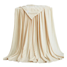 (Beige, 70x100cm) Coral Fleece Blankets Super Soft Shaggy Universal Solid-color Fleece Blankets For Sofa
