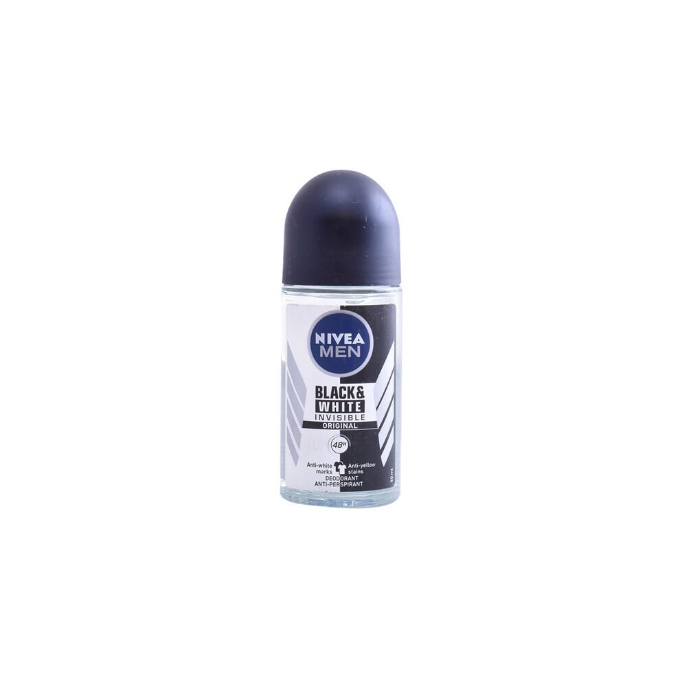 Nivea Men Black And White Ivisible Original Deodorant Roll-On 50ml