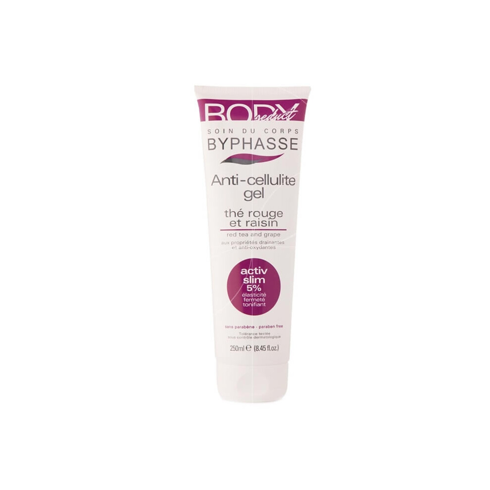 Byphasse Red Anti Cellulite Gel Tea & Grape 250Ml