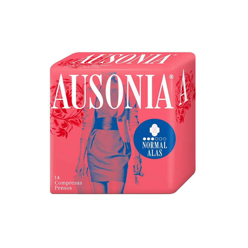 Ausonia Normal With Wings Sanitary Towels 14 Units